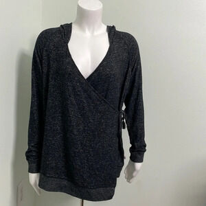 Roxy side tied hooded sweater